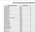 Huile moteur et boîte de vitesse pour voiture essence et diesel